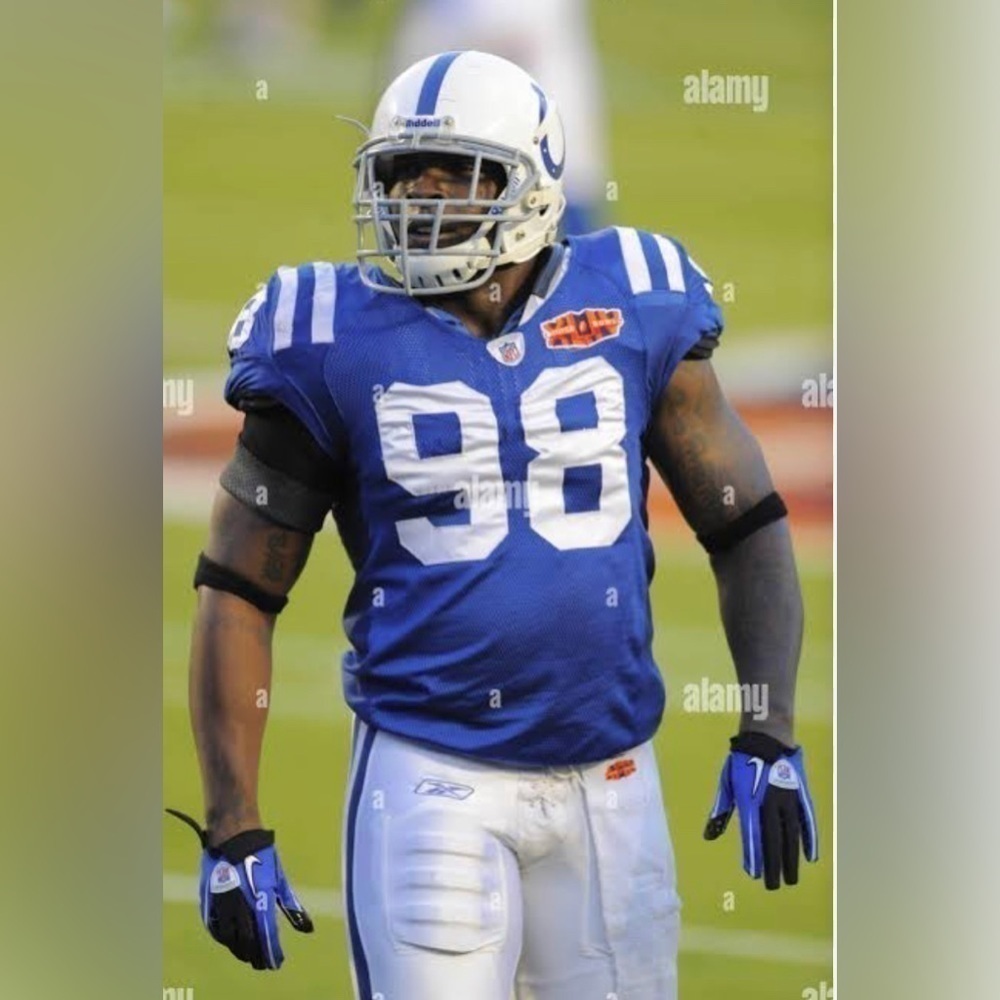 Robert Mathis Indianapolis Colts OnField Reebok Jersey - Picture 8 of 9